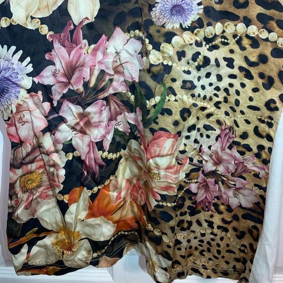 Womens Custom Made Tee Shirt Floral Animal Print - Picture 5 of 8